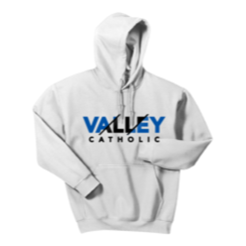 Youth Valley Catholic Slash Hoodie (4 color options)  Main Image